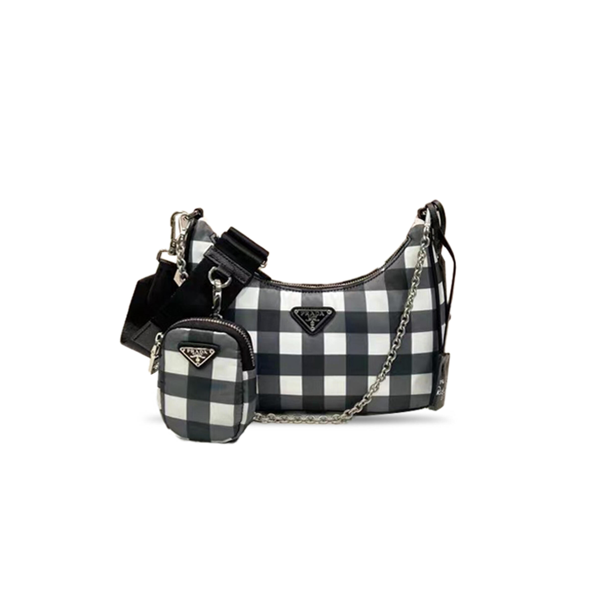 PRADA RE-EDITION 2005 PRINTED RE-NYLON BAG 1BH204 (22*12*6cm) 